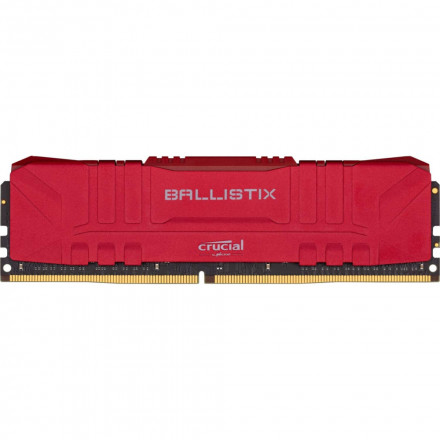 Оперативная память Crucial Ballistix RED gaming 8GB DDR4 3000MHz, BL8G30C15U4R