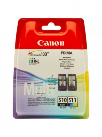 Картридж Canon PG-510/CL-511 Multi pack/Desk jet/black and color/18 ml 2970B010AA