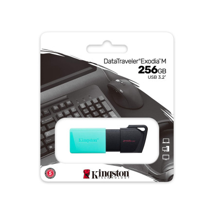 USB-накопитель Kingston DTXM/256GB 256GB Бирюзовый