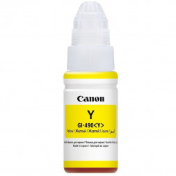 Картридж Canon INK GI-490 Y желтый для PIXMA G1400/PIXMA G2400/PIXMA G3400 0666C001