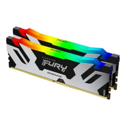ОЗУ Kingston FURY Renegade RGB 96Гб (48GB x2) DIMM DDR5, 6000MT/s, CL32, 1.35 В, KF560C32RSAK2-96