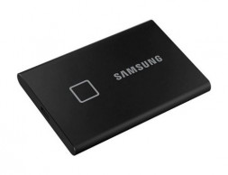 Внешний SSD 1000Gb Samsung T7 Touch USB 3.2 Gen.2 (10 Гбит/c) Аппаратное AES 256-битное шифрование, 