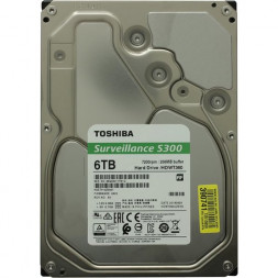 Жесткий диск HDD TOSHIBA S300 Surveillance 6ТБ HDWT360UZSVA/HDETV13ZSA51F