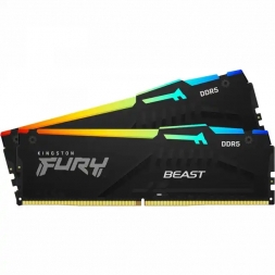 Оперативная память Kingston Fury Beast Black RGB KF556C36BBEAK2-32 DIMM DDR5, 32GB (2 x 16GB), 5600 