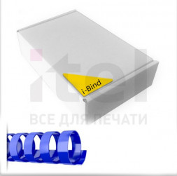 Пластиковые пружины для переплета (12 мм/105) синие (100 шт в пач)
