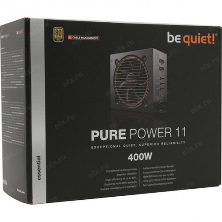Блок питания Bequiet! Pure Power 11 400W CM L11-CM-400W BN296