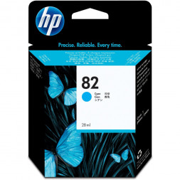 Картридж HP C4911A Cyan Ink №82 for DesignJet 500/800, 69 ml, up to 1750 pages, 5%.