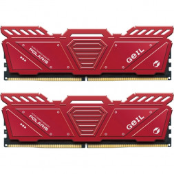 Оперативная память 32GB Kit (2x16GB) GEIL POLARIS 4800Mhz DDR5 PC5-38400 40-40-40-77 1.1V GOR532GB4800C40DC Red