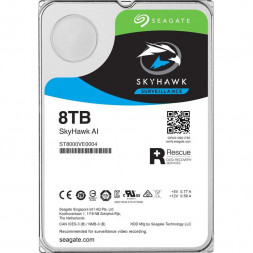 Жесткий диск HDD 8Tb Seagate SkyHawk AI Survelilance ST8000VE0004