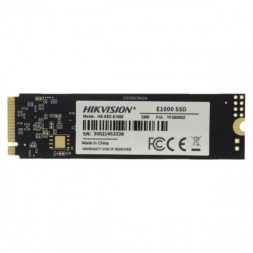 Твердотельный накопитель SSD M.2 256 GB Hikvision, HS-SSD-E1000/256G, PCIe 3.0 x4, NVMe 1.3