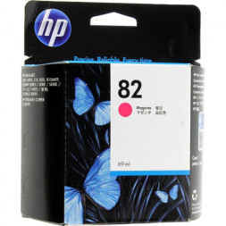 Картридж HP C4912A Magenta Ink №82 for DesignJet 500/800, 69 ml, up to 1750 pages, 5%.
