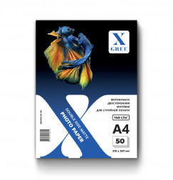 MD140-A4-50 Фотобумага для струйной печати X-GREE Матовая Двусторонняя A4*210x297мм/50л/140г NEW (28)