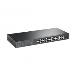 TP-Link TL-SL2428P (UN) коммутатор с 24 портами 10/100 Мбит/с, 4 гигабитными портами и 24 портами Po