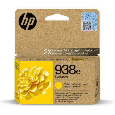 HP 4S6Y1PE 938e EvoMore Yellow Original Ink Картридж  for OfficeJet Pro 9730/9720, up to 1650 pages.