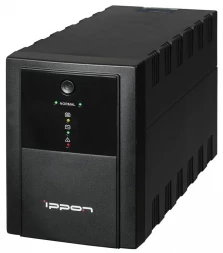 ИБП Ippon Back Basic 2200 Euro, 2200VA, 1320Вт, AVR 162-280В, 4хEURO, управление по USB, без комлекта кабелей