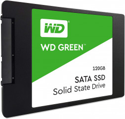 Твердотельный накопитель 120GB SSD WD WDS120G2G0A Серия GREEN 2.5” SATA3 R545Mb/s Толщина 7мм