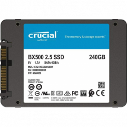 SSD Накопитель 240Gb Crucial BX500 3D SATA3, CT240BX500SSD1
