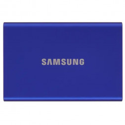 Внешний SSD1000Gb SamsungT7 USB 3.2 Gen.2 (10 Гбит/c) Аппаратное AES 256-битное шифрование,Цвет: Indigo Blue, MU-PC1T0H/WW