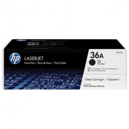 Картридж лазерный HP CB436AD, 36A, черный, сдвоенная упаковка