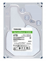 Жесткий диск HDD TOSHIBA S300 Surveillance 8ТБ  HDWT380UZSVA/HDETV11ZSA51F