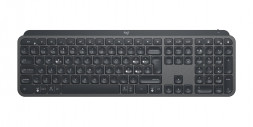 Клавиатура беспроводная Logitech MX Keys for Business (GRAPHITE, подсветка, 2.4GHZ/BT)
