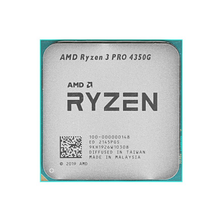 Процессор AMD Ryzen 3 4350G PRO 3,8ГГц (4,0ГГц Turbo) AM4 4/8 Radeon™ Graphics 65W 7nm OEM