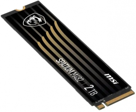 Твердотельный накопитель 2000Gb SSD MSI SPATIUM M482 M.2 PCIe 4.0 NVMe R7300Mb/s W6400MB/s SPATIUM M482 PCIe 4.0 NVMe M.2 2TB S78-440Q730-P83