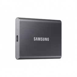 Внешний SSD 2000Gb Samsung T7 USB 3.2 Gen.2 (10 Гбит/c) Аппаратное Серый, MU-PC2T0T/WW