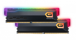 Оперативная память с RGB подсветкой 32GB Kit (2x16GB) GEIL Orion V RGB 6400Mhz DDR5 PC5-51200, 38-44-44-84, 1.35V, GVSG532GB6400C38BDC Titanium Gray