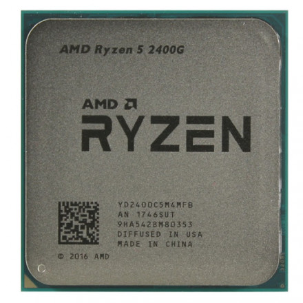 Процессор AMD Ryzen 5 2400G, AM4, YD2400C5M4MFB