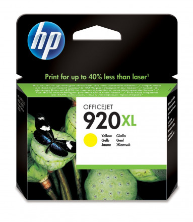 Картридж HP CD974AE Yellow Ink №920XL for Officejet 6500/7000, 6 ml, up to 700 pages.