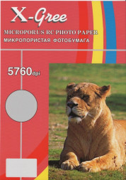 RL260L-A4-20  X-GREE Микропористая фотбумага с блеском на резиновой основе 260гр (Luster)