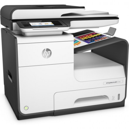 МФУ HP PageWide Pro MFP 477dw, A4, 600 x 600 dp, LCD, 2GB HDD, 768 mb ROM,  USB, RJ-11, Ethernet, Wi