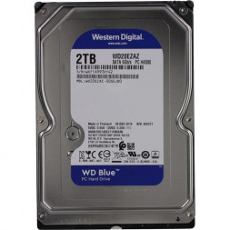 Жесткий диск HDD 2Tb Western Digital Blue SATA 6Gb/s 256Mb 5400rpm WD20EZAZ