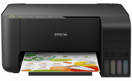 МФУ цветной,струйный фабрика печати Epson Styles L3150  C11CG86409 4-х Цветное МФУ WI-FI (Чернила 103)