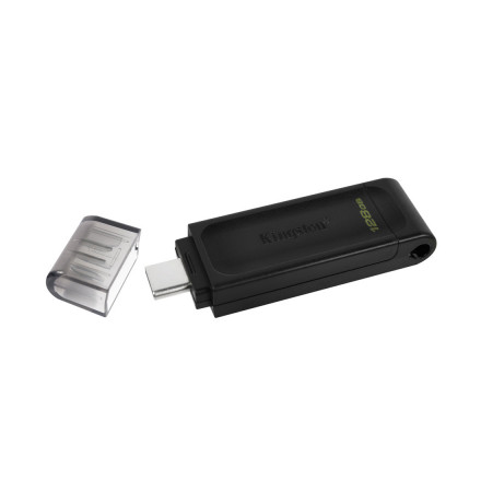 USB-накопитель Kingston DT70/128GB Type-C 128GB Чёрный